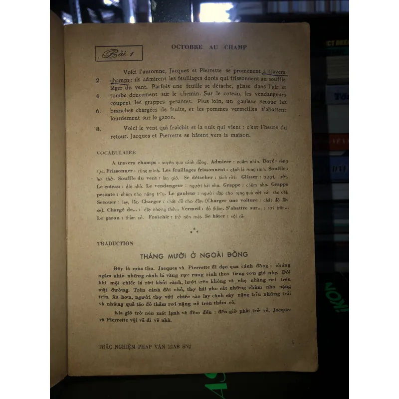 Trắc nghiệm pháp văn 12AB sinh ngữ 2 - Ô.B. Nguyễn Thanh Trừng 789301