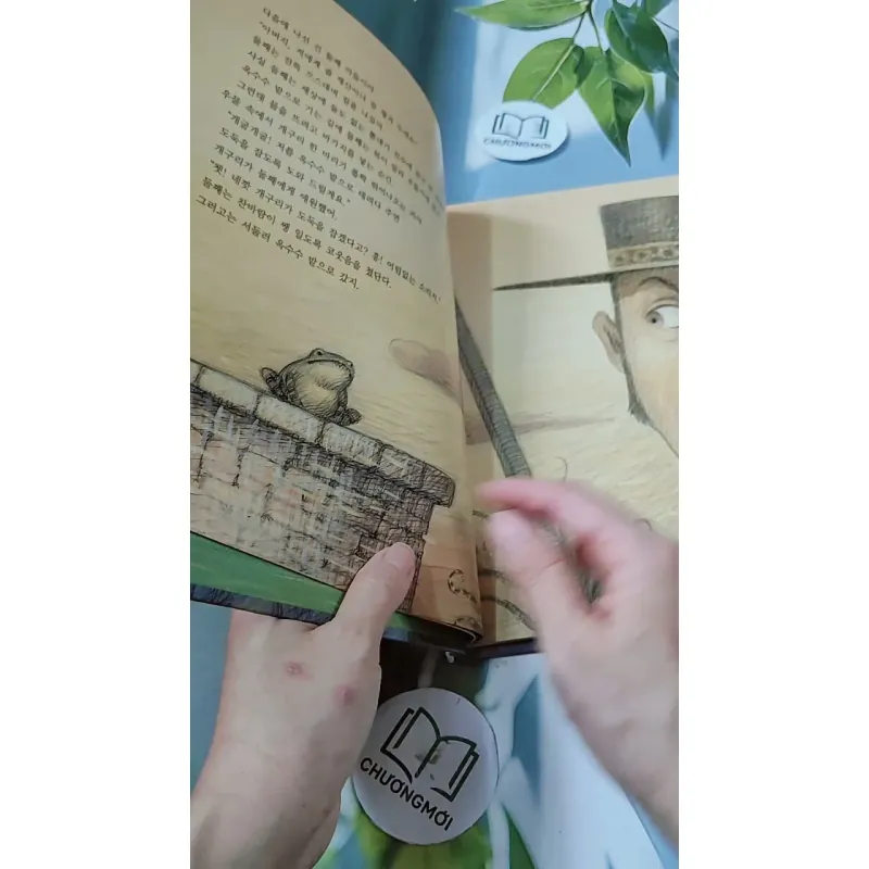 [Tặng nẹp góc] Truyện thiếu nhi Hàn Quốc: Moyamo Anu 23 -  모야모 아누와: 옥수수 도둑;. 회오리바람 732015