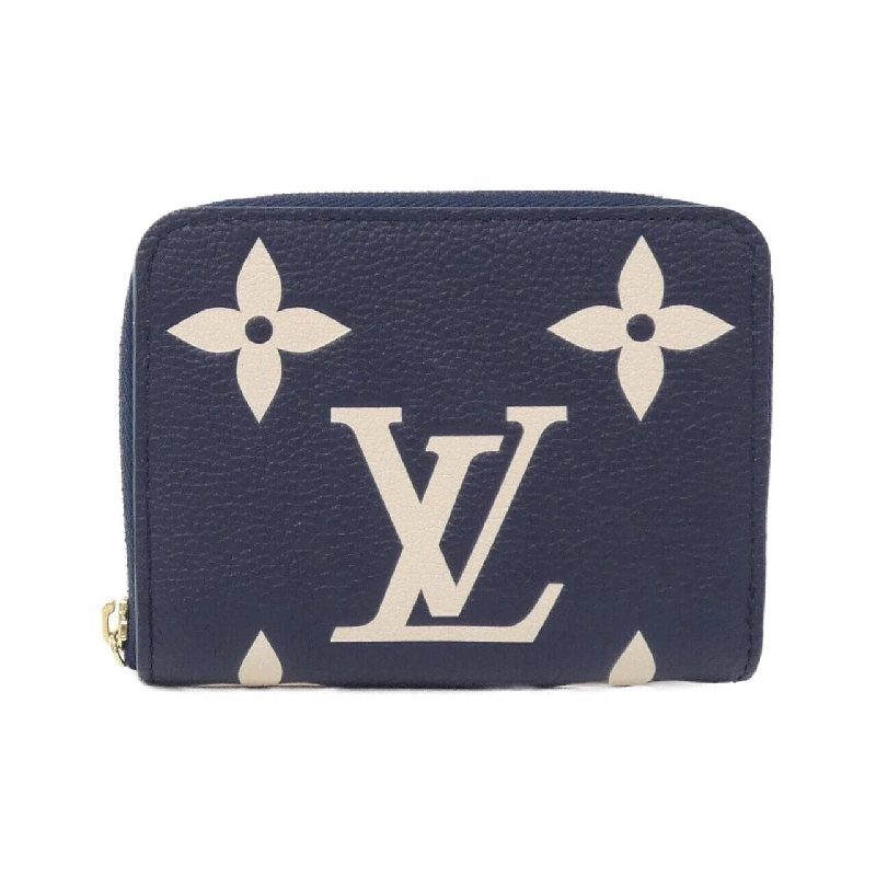 Ví tiền xu Louis Vuitton hai màu Monogram Empreinte Zippy M83606 621629