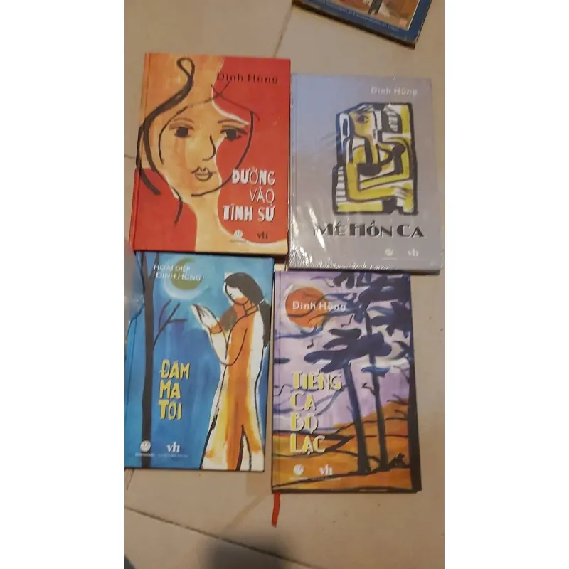 Combo bộ 4 cuốn tác phẩm của nhà thơ Đinh Hùng  931008