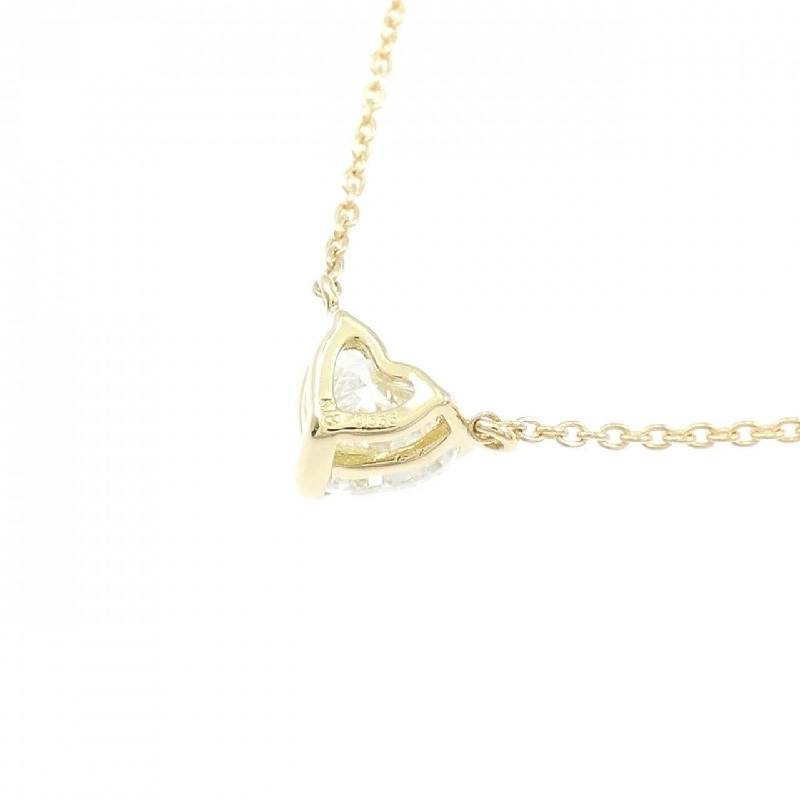 K18YG Dây chuyền kim cương 0.556CT H SI2 hình trái tim - Hàng hiệu Chính hãng 875430