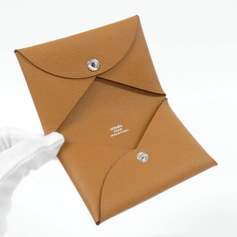 【Sản phẩm chưa sử dụng】Thẻ đựng thẻ Hermes Calvi 044164CK 623959