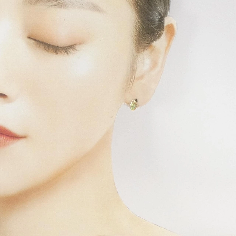 K18YG Peridot Bông tai - Hàng hiệu Chính hãng 865868