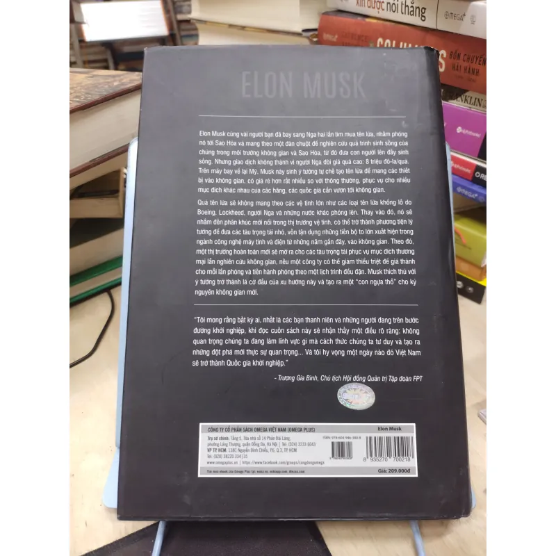 Sách: Elon Musk, Tesla, SpaceX và sứ mệnh tìm kiếm một tương lai ngoài sức tưởng tượng B2 755638