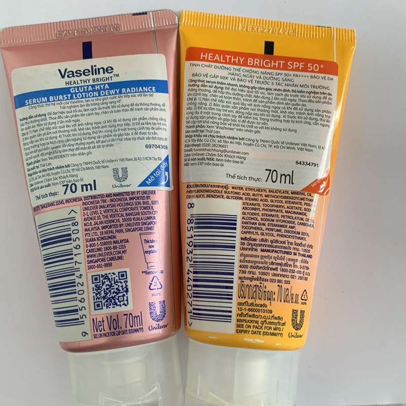 Pass kem chống nắng và kem dưỡng ẩm VASELINE  277533