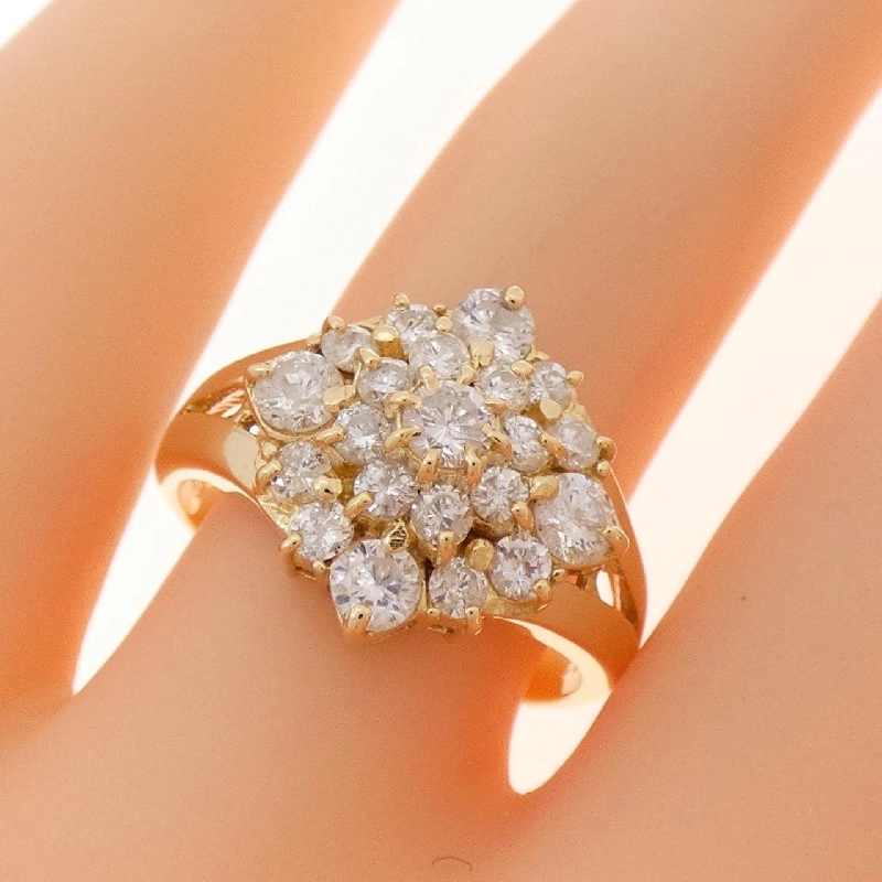 Nhẫn kim cương K18YG 1.12CT - Hàng hiệu chính hãng 852883