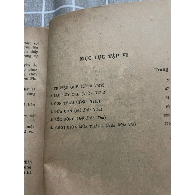 Văn xuôi lãng mạn Việt Nam _ Trần Tiêu, Đỗ Đức Thu, Hàn Mặc tử, Chơi giữa mùa trăng 456002