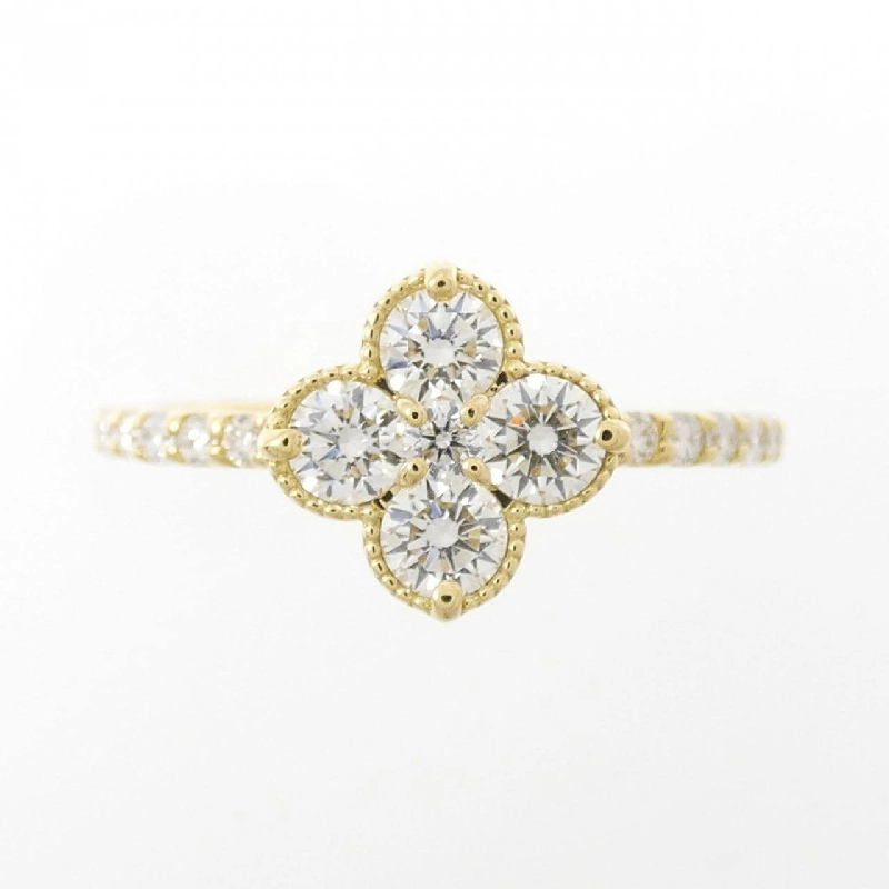 Nhẫn kim cương hoa K18YG 0.501CT 672099