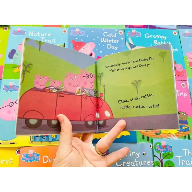 Sách nhập trung - Peppa Pig hộp xanh - Mỗi level 50 quyển - Tặng File nghe Mp3 936385