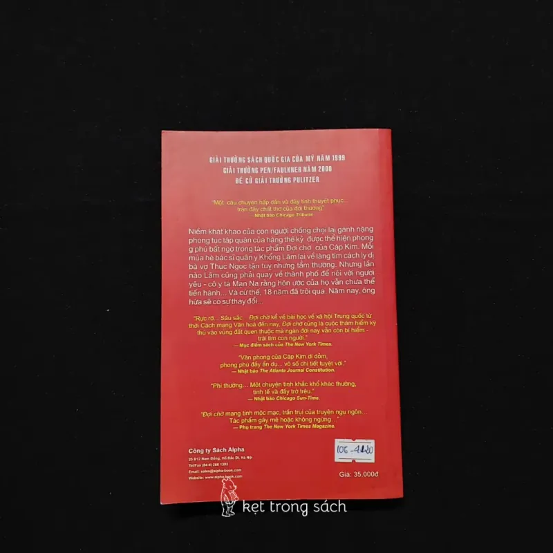 [Sách Cũ] Đợi Chờ - Cáp Kim 593606