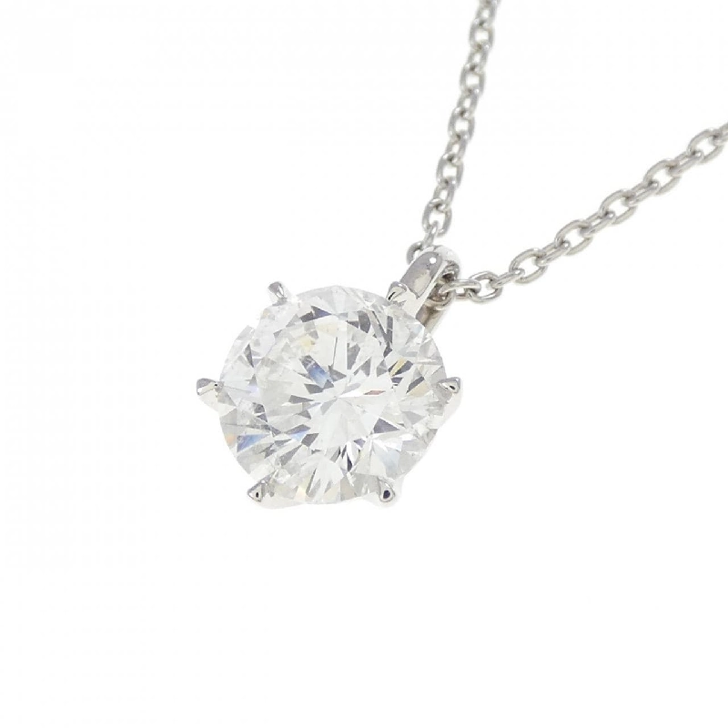 Dây chuyền kim cương Solitaire PT900/PT850 1.037CT F I1 Tốt - Hàng hiệu Chính hãng 874001