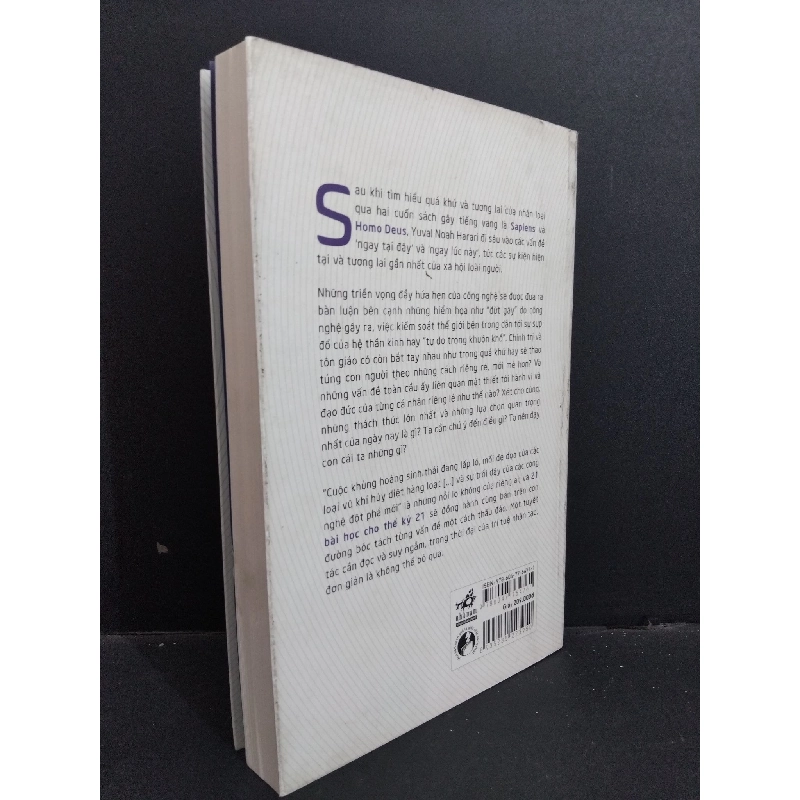 21 bài học cho thế kỷ 21 mới 80% ố bẩn bìa, bong gáy 2020 HCM0612 Yuval Noah Harari TÂM LÝ 924058