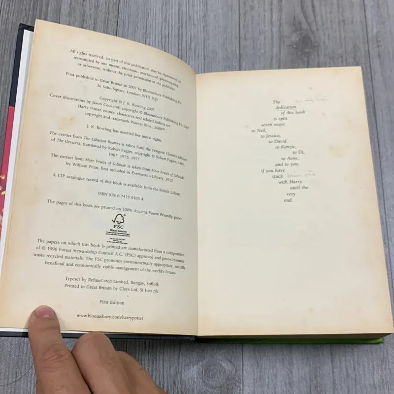 Harry potter and the deathly hallows. 2b2 907794