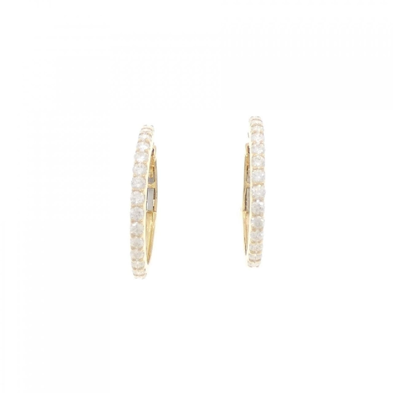 K18YG Khuyên tai kim cương 0.802CT - Hàng hiệu Chính hãng 871916