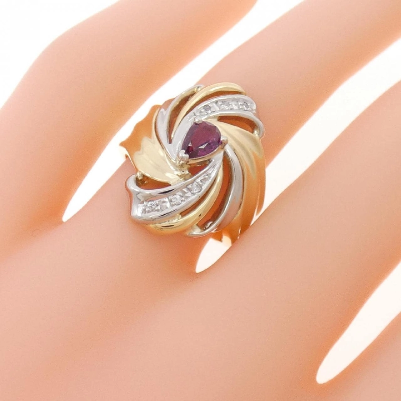 Nhẫn Ruby K18YG/PT900 0.42CT - Hàng hiệu Chính hãng 846263