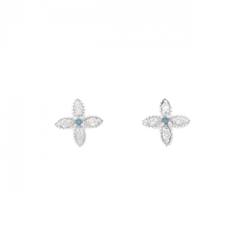 Bông tai kim cương hoa K18WG 0.1CT - Hàng hiệu Chính hãng 870678