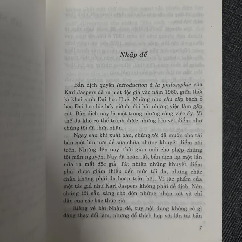 Triết học nhập môn - Karl Jaspers 933091