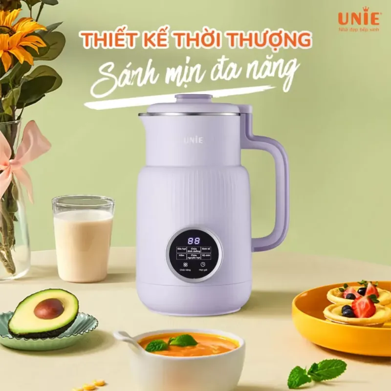 UNIE UMB08 – Máy làm sữa hạt đa năng 🥣 Sữa mịn, cháo ngon, sinh tố tươi 714978