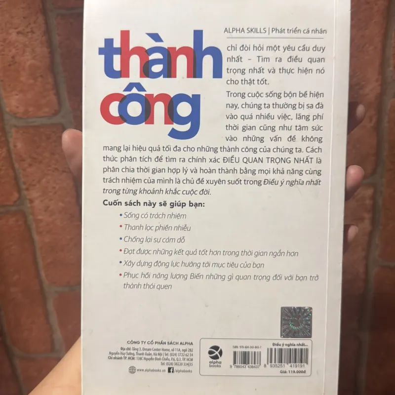 Sách one thing - điều ý nghĩa nhất 1021205