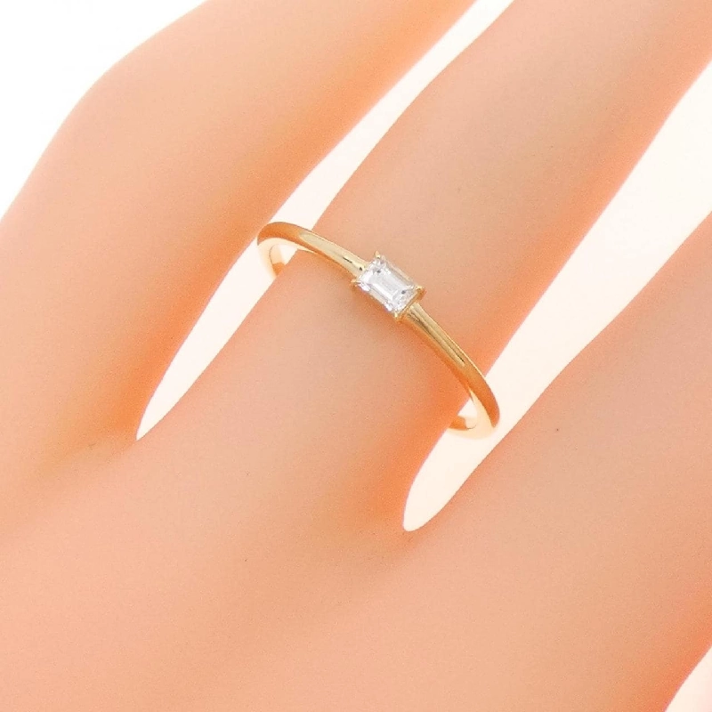 Nhẫn kim cương K18YG 0.10CT - Hàng hiệu Chính hãng 857380