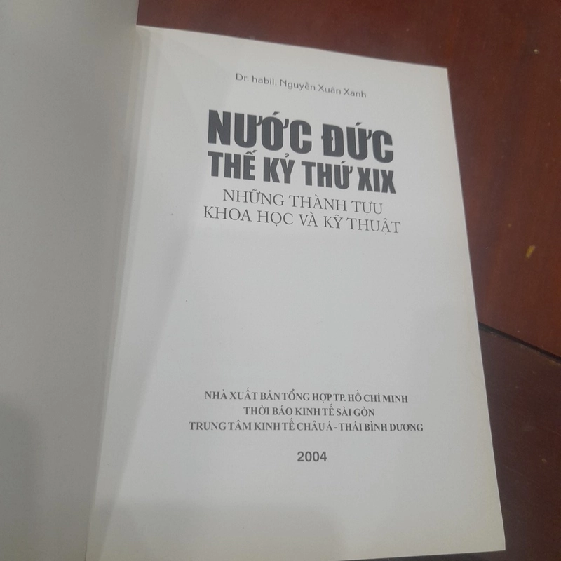 Nguyễn Xuân Xanh - NƯỚC ĐỨC THẾ KỶ XIX, những thành tựu khoa học kỹ thuật 530394