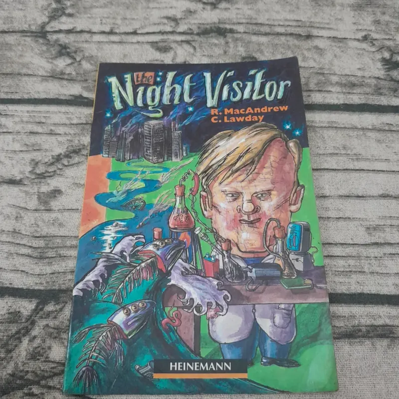 Heinemann guided readers series The Night Visitor. For beginner level 697481