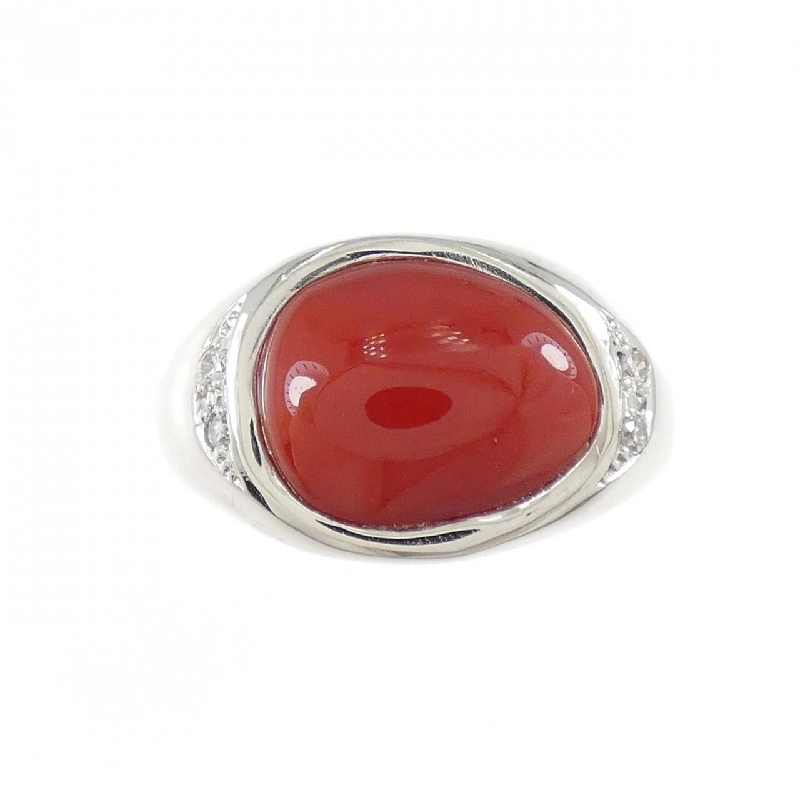 Nhẫn san hô PT900 667935