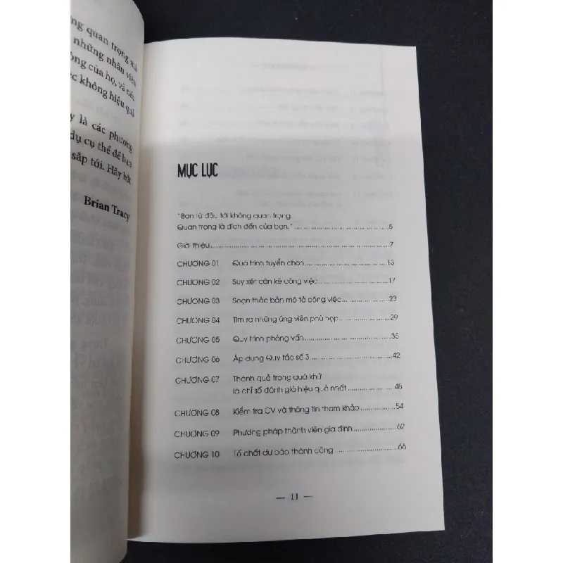 Thuật tuyển dụng và sa thải mới 90% ố nhẹ 2019 HCM1410 Brian Tracy QUẢN TRỊ 567743