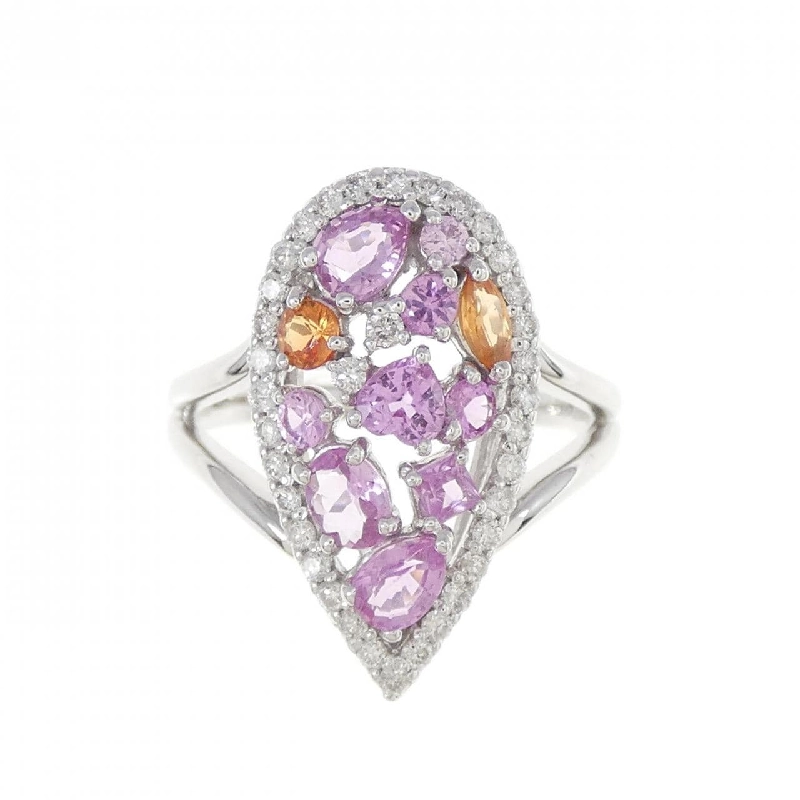 Nhẫn Sapphire K18WG 0.87CT 673558