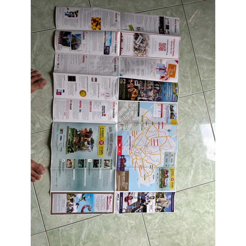 Bản đồ du lịch Singapore  502879