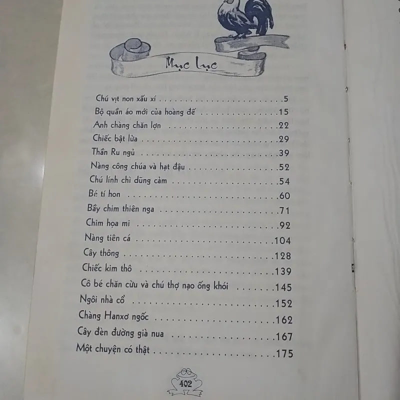 Sách Cũ - Truyện Cổ Andersen (Bìa Cứng) 1005844