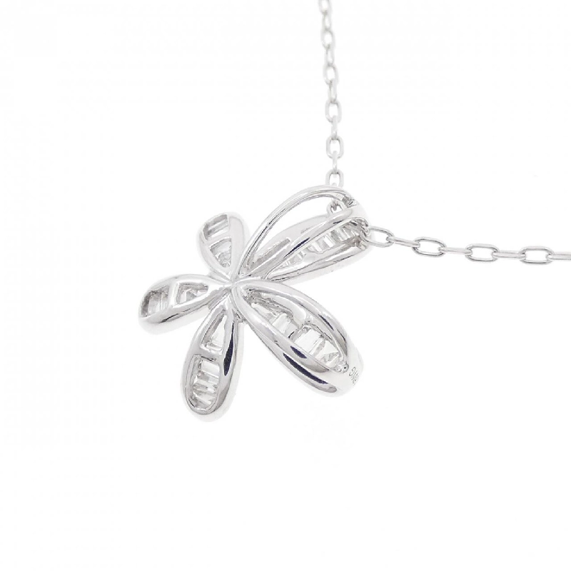 K18WG Hoa Nhẫn Kim Cương Dây Chuyền 0.20CT - Hàng hiệu Chính hãng 861360