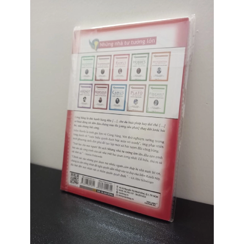 Những Nhà Tư Tưởng Lớn - Rawls Trong 60 Phút - Walther Ziegler New 100% HCM.ASB1403 910984