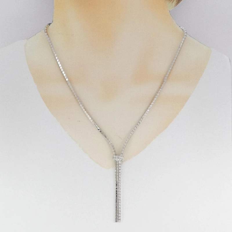 K18WG Dây chuyền kim cương 0.50CT - Hàng hiệu Chính hãng 860399