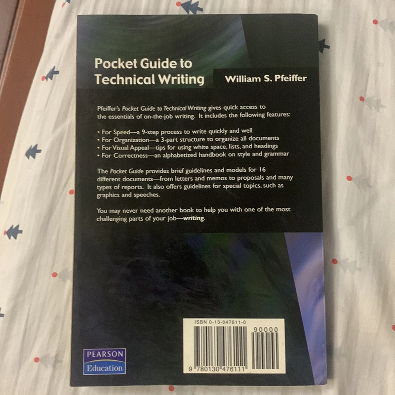 Sách tham khảo Pocket Guide to Technical Writing (Pearson Education) 273995