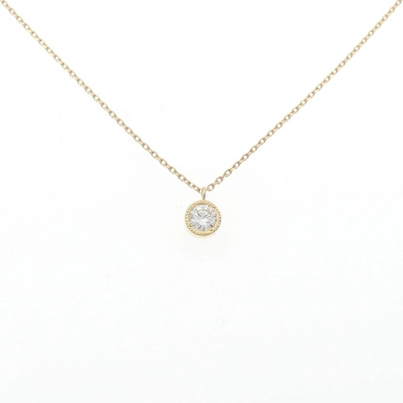 K18YG Dây chuyền kim cương 0.411CT - Hàng hiệu Authentic 847603