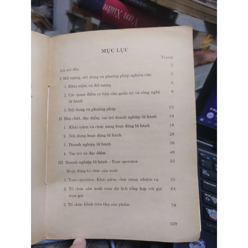 Sách: Lữ Hành Du Lịch - TG: Trần Văn Mậu (A1) 749505