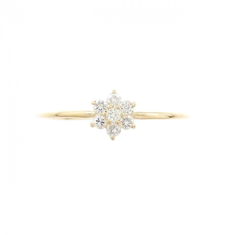 Nhẫn kim cương hoa K18YG 0.10CT - Hàng hiệu chính hãng 853532