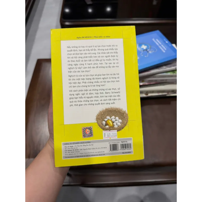 Nghịch Lý Của Sự Lựa Chọn – Barry Schwartz | Sách Tâm Lý Học Hành Vi Kinh Điển - K3 1013439