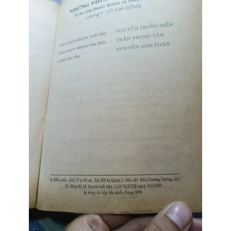 Những phương thuốc hay - các toa thuốc rượu và thuốc cao - Lương Y Võ Kim Đồng 975130