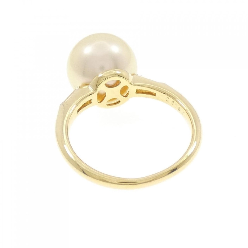 Nhẫn ngọc trai trắng K18YG 11.4mm 673247