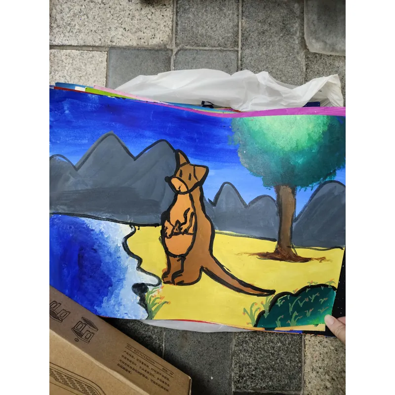 Combo 25 bức tranh vẽ acrylic về phong cảnh 799924