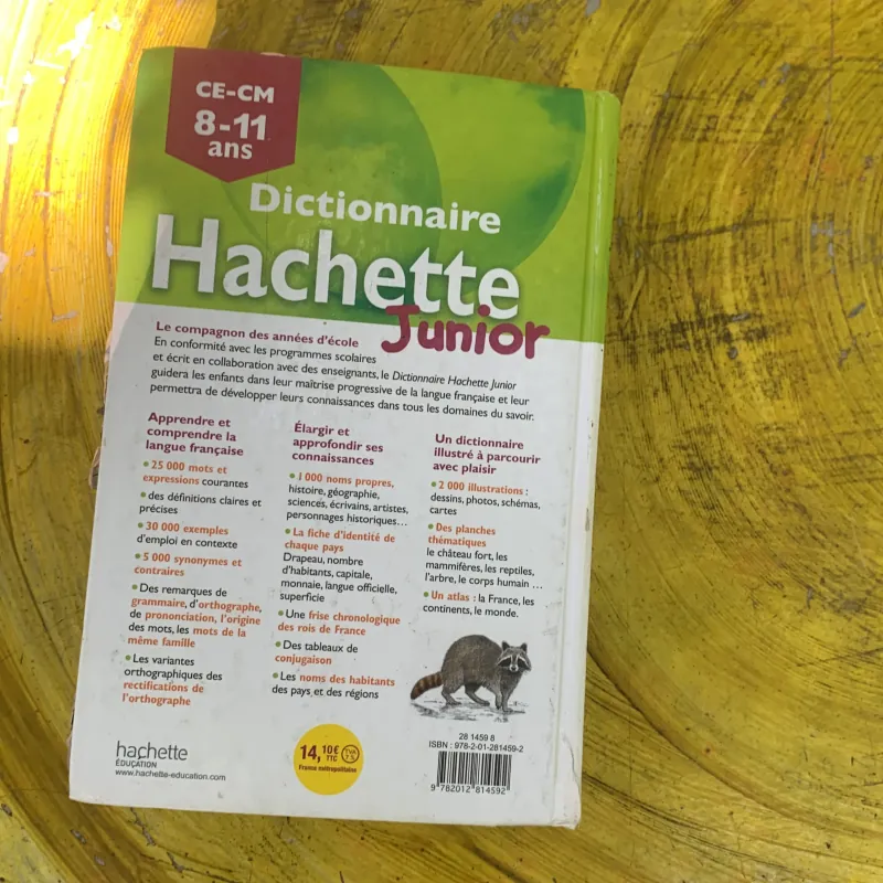 DICTIONNAIRE HACHETTE JUNIOR 761502