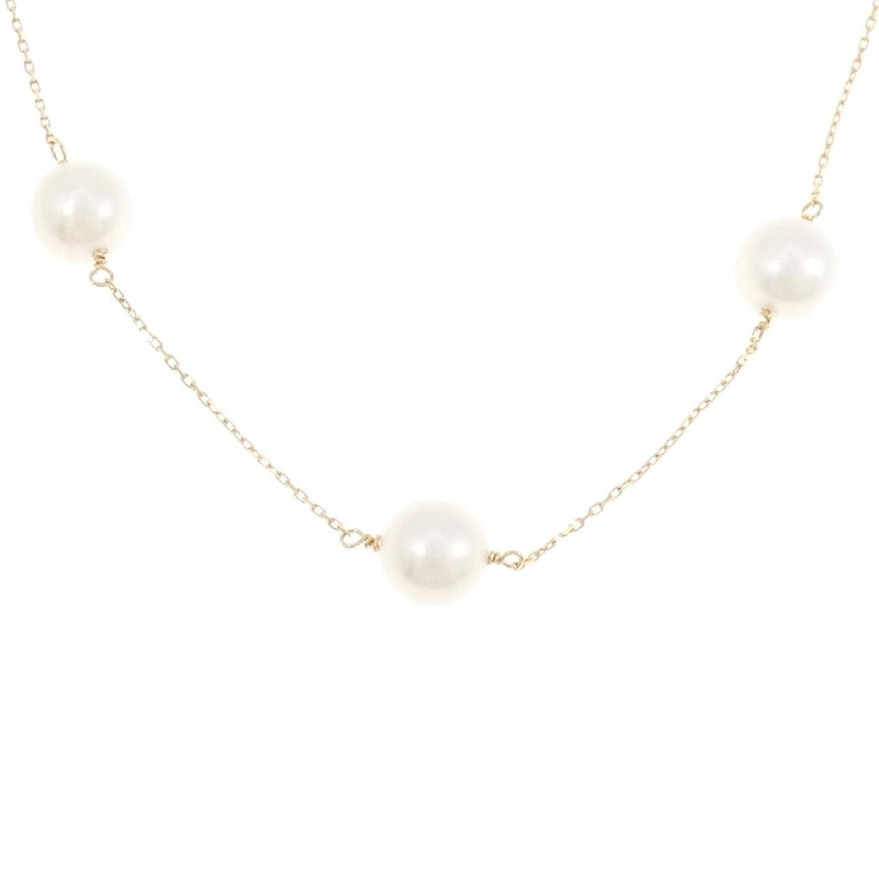 K18YG Ngọc trai Akoya Dây chuyền - Hàng hiệu Chính hãng 850549