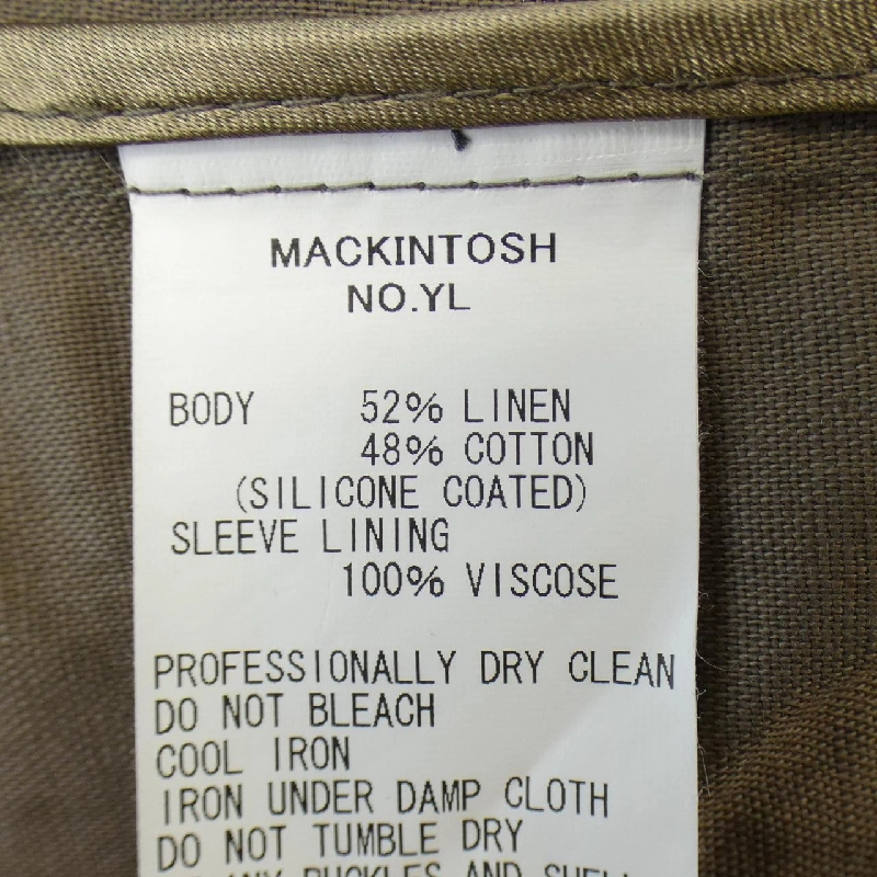 【Mã giảm giá】MACKINTOSH Trench Coat 637868