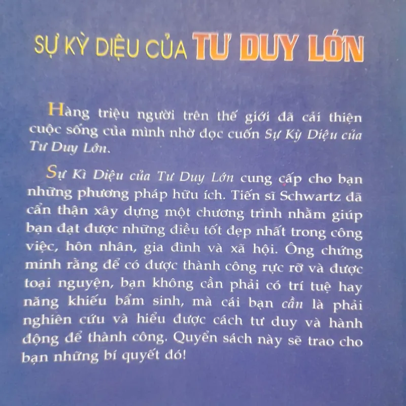 David Joseph Schwartz - SỰ KỲ DIỆU của TƯ DUY LỚN 747522