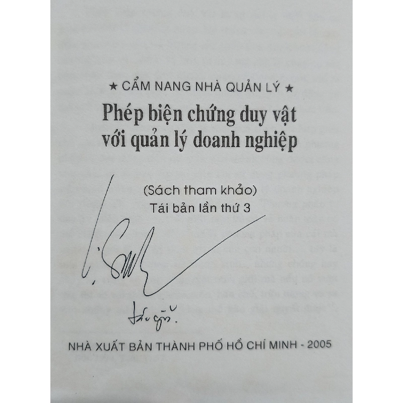 Cẩm nang nhà quản lý: Phép biện chứng duy vật với quản lý doanh nghiệp - PGS.TS. Lê Thanh Sinh 546153