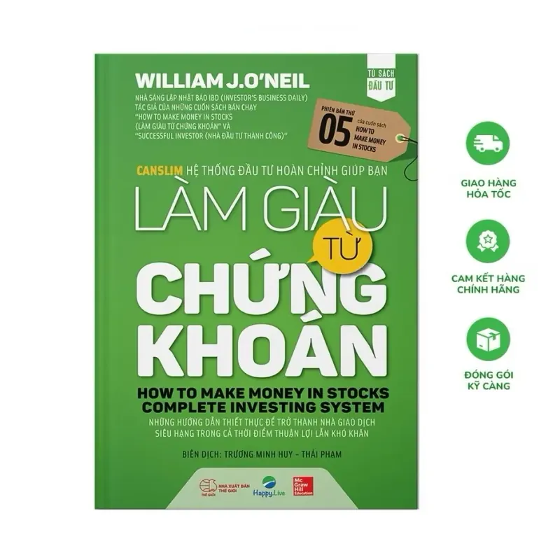 Sách Làm giàu từ chứng khoán, william J.o'neil 784064