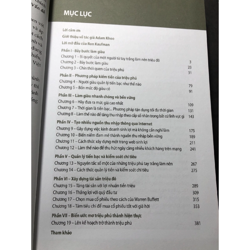 Bí quyết tay trắng thành triệu phú 2014 mới 85% bẩn nhẹ Adam Khoo HPB2308 KỸ NĂNG 916394