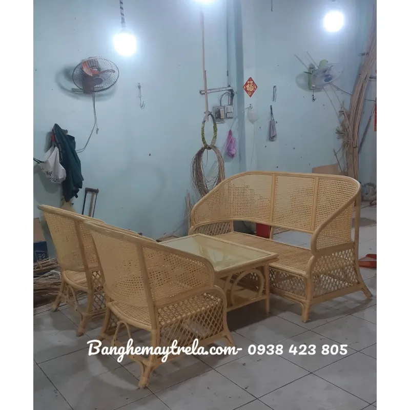 Sofa mây tự nhiên 596194